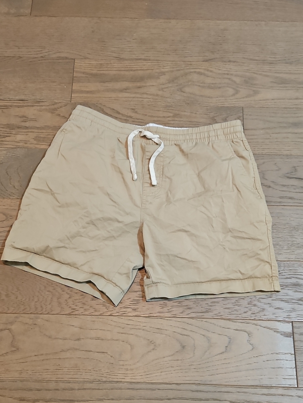 J. Crew Men's Khaki Athletic Drawstring Shorts